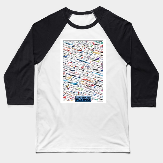 Planes by The Art of Flying Baseball T-Shirt by TheArtofFlying